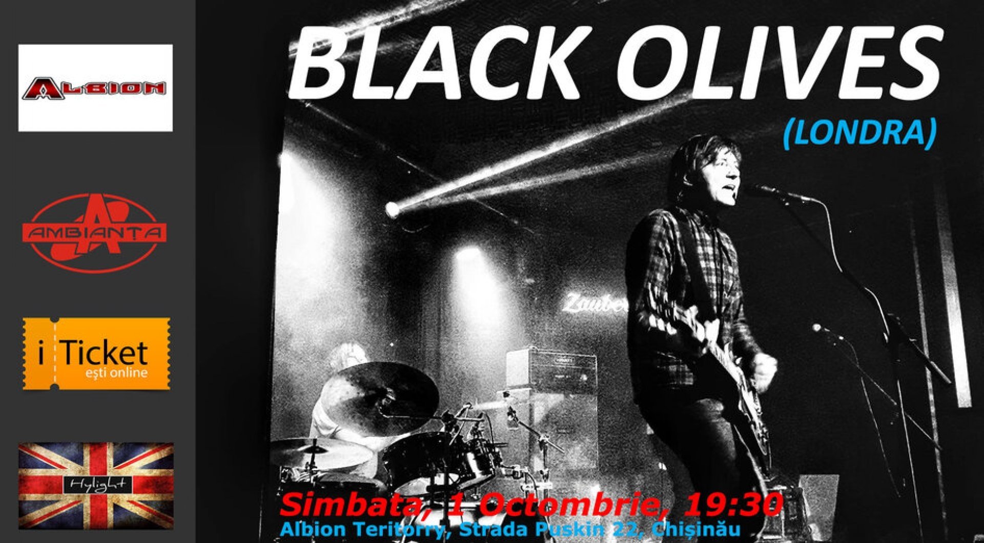 Black Olives (Londra) Live la Albion cu invitat special Chris Rand