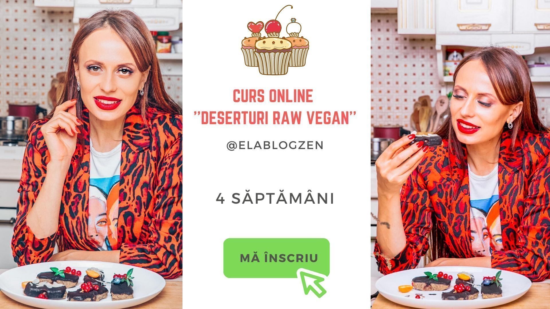  Curs Online Deserturi Raw Vegan cu Diana Chistol | Editia 3
