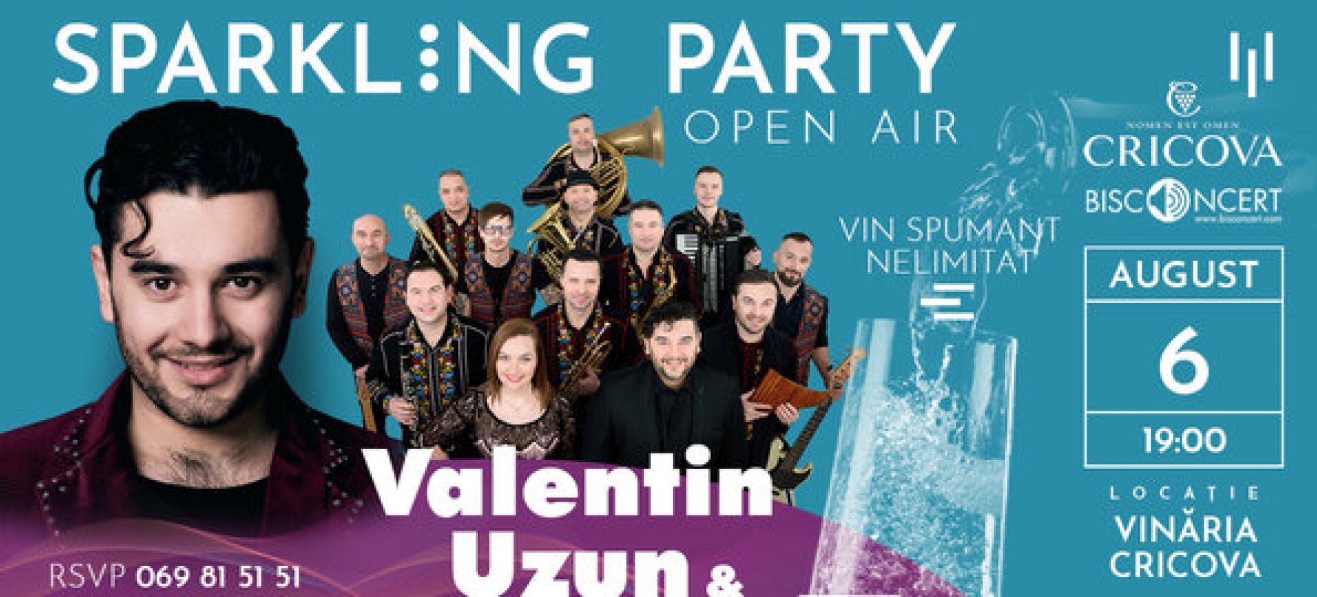 Sparkling Party cu Valentin Uzun si Orchestra THARMIS