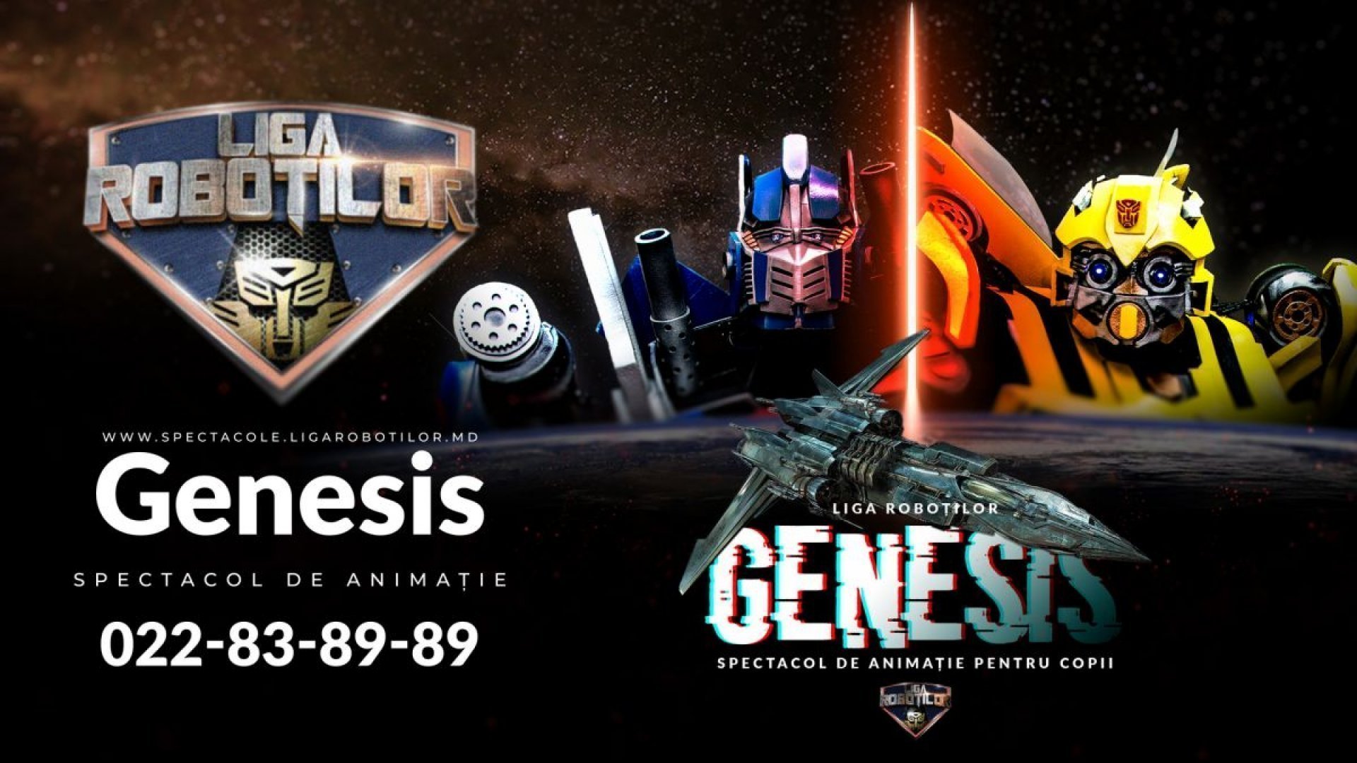 Genesis - Spectacol Interactiv de Animatie pentru copii | Septembrie 2019 | +3
