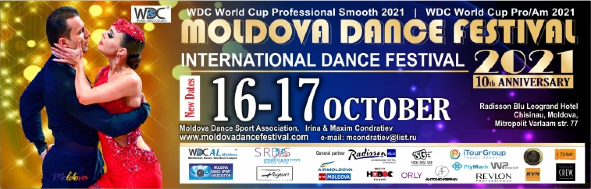 16 Octombrie 08:30-10:00 - Moldova Dance Festival 2021