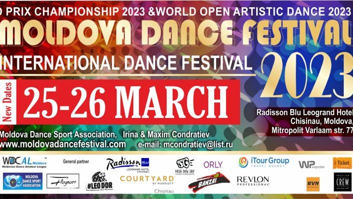 26 Martie 19:30-22:30 - Moldova Dance Festival 2023 
