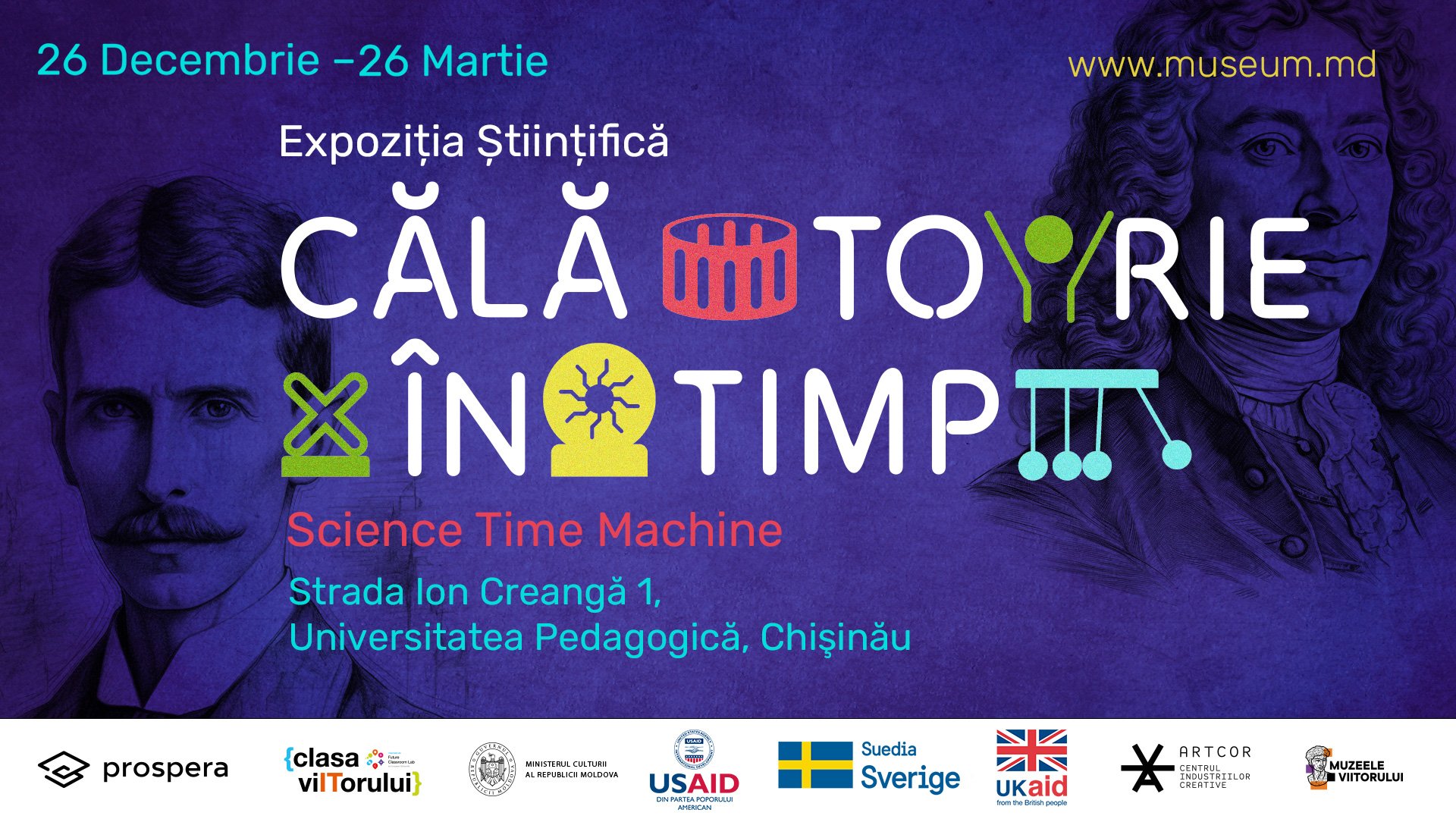 Science Time Machine - Prima Expoziție Științifică din Moldova