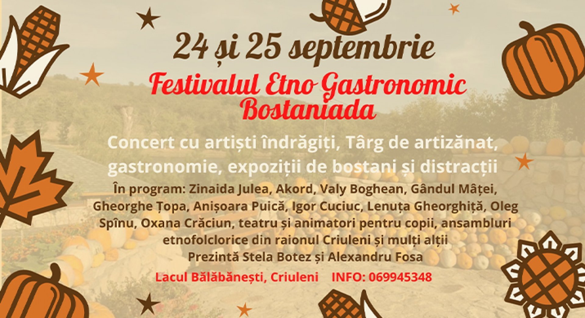 Festivalul Etno Gastronomic Bostaniada 2022