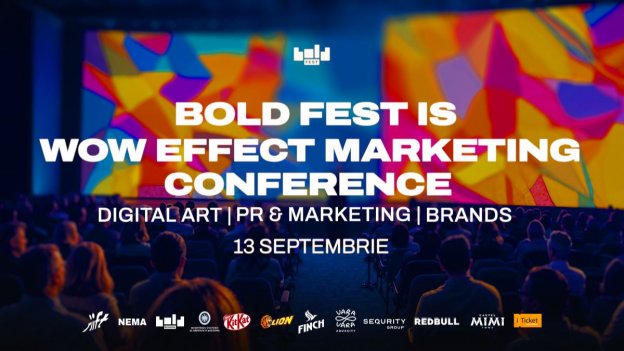 BOLD Fest 2024 - Conferința | Artă Digitală | Marketing Creativ