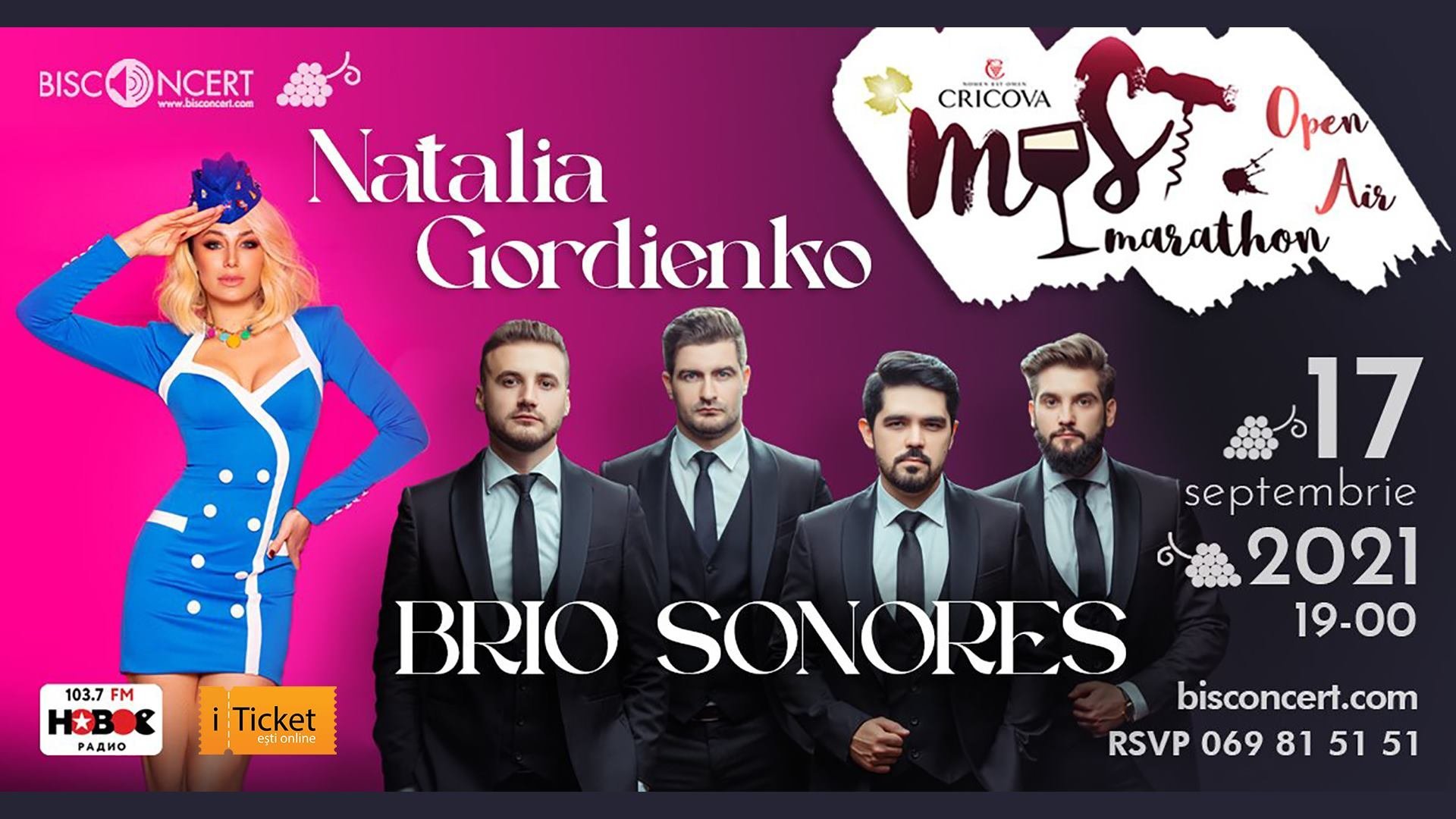 Must MARATHON alături de Natalia Gordienko și formația ”Brio Sonores”