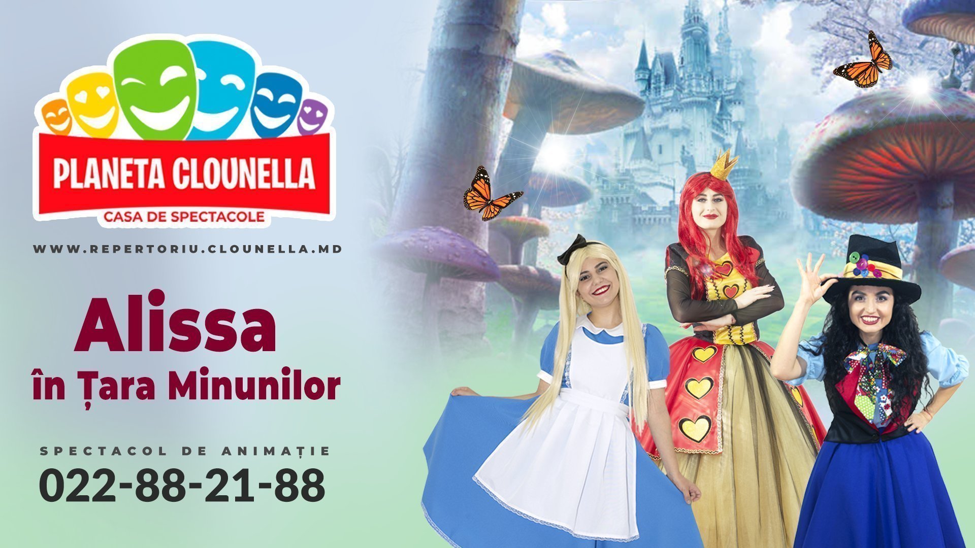 Alissa in Tara Minunilor - Spectacol Interactiv de Animatie pentru Copii | Noiembrie | +3