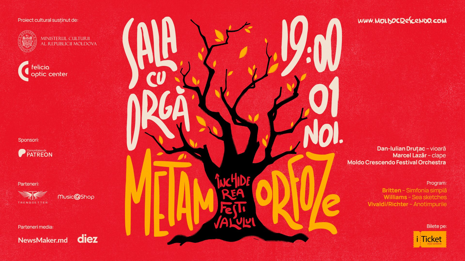 Închiderea Festivalului Moldo Crescendo ed. X #Metamorfoze