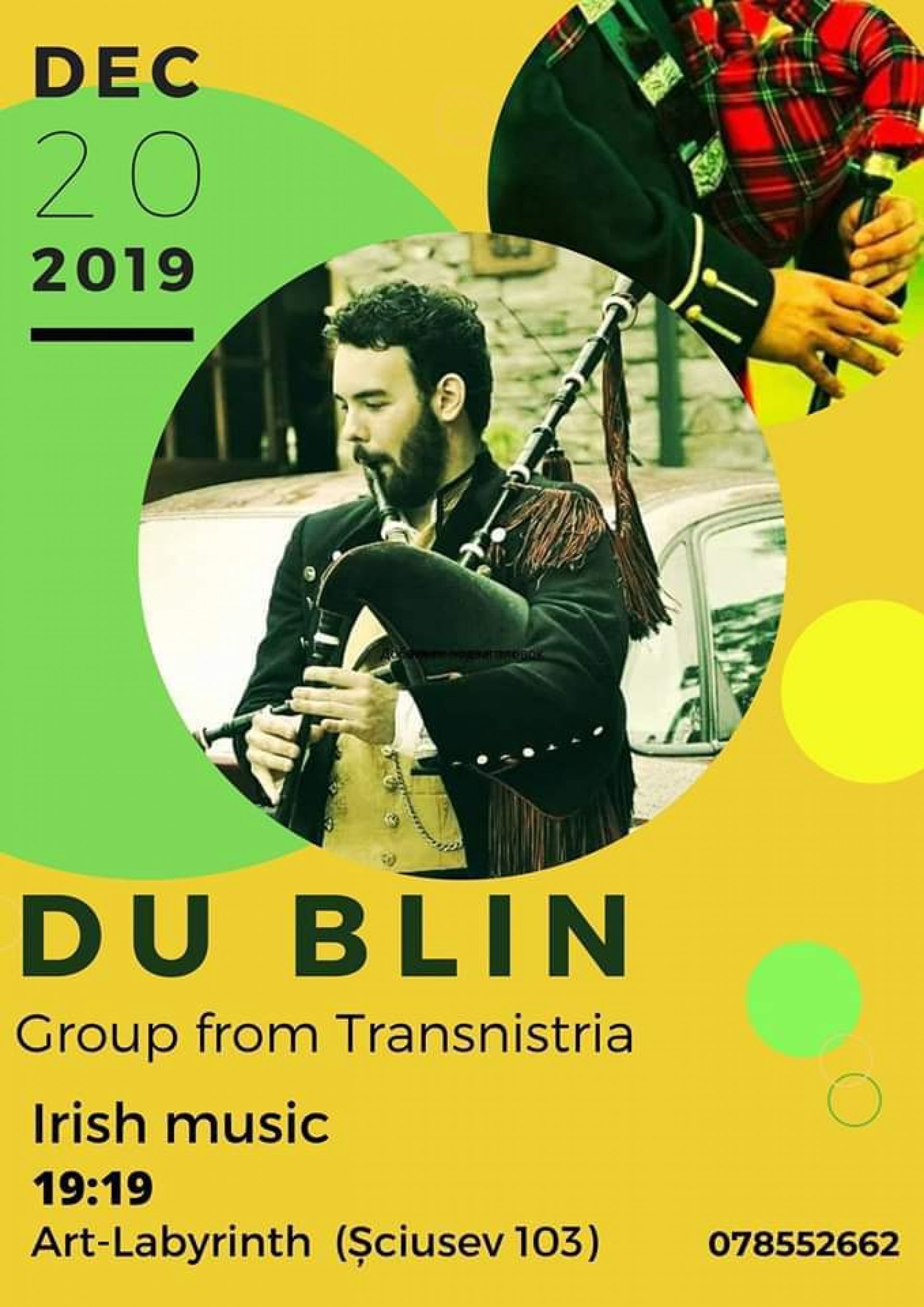 Irish Music Live Concert - The DU BLIN - (Transnistria)