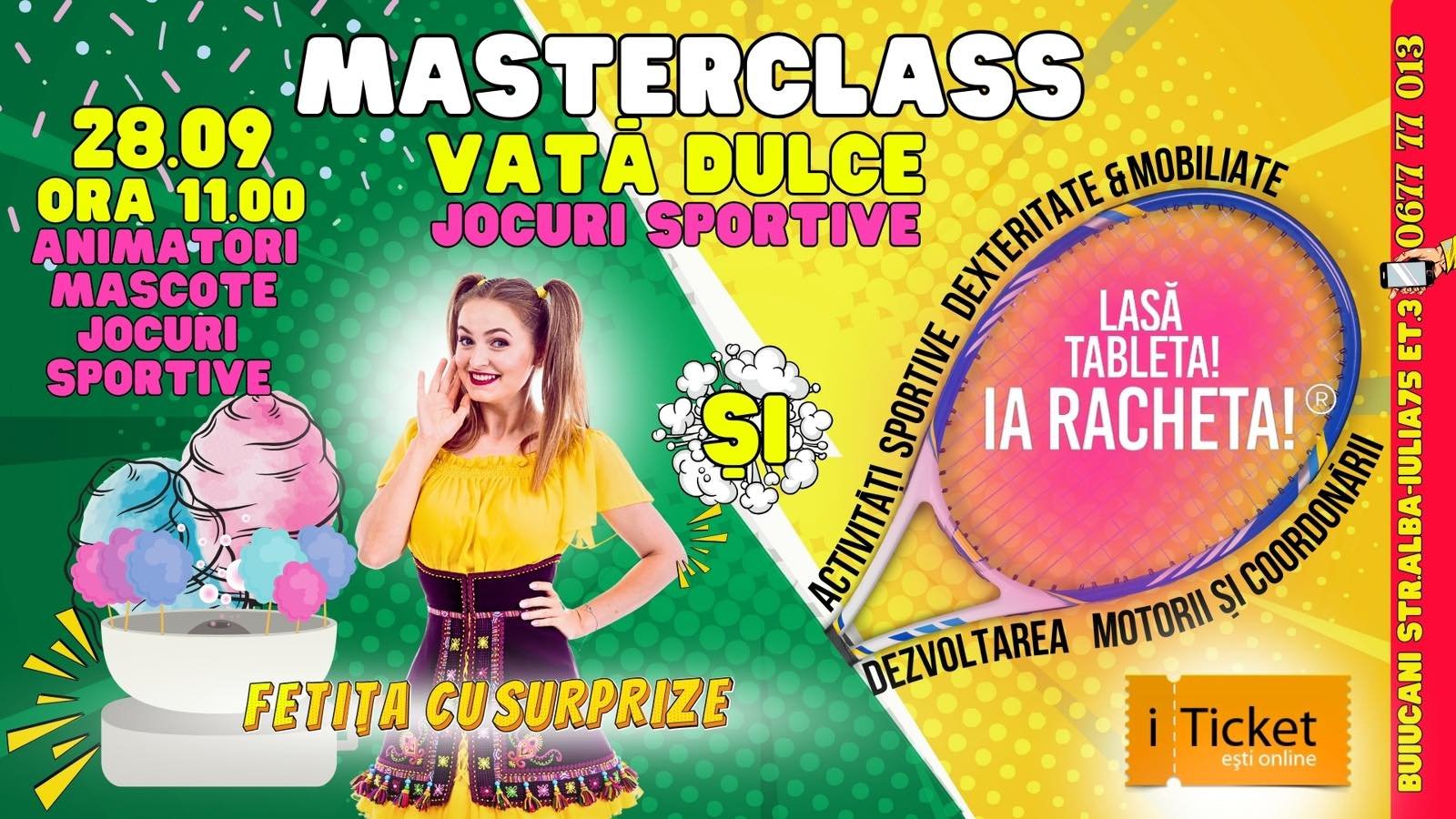 Fetița cu Surprize te invită la Master Class cu Vată Dulce! 