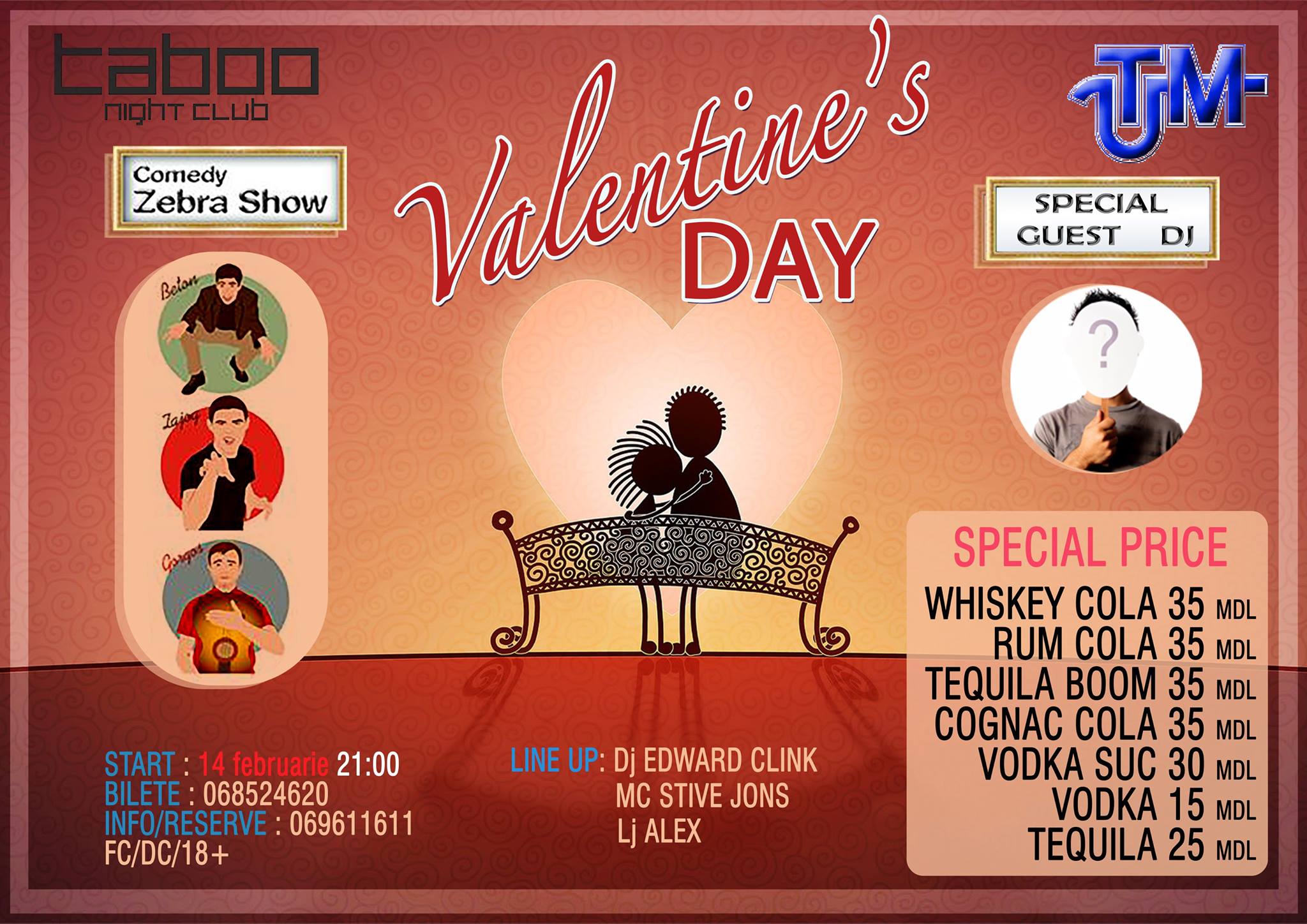Valentine's Day in club Taboo