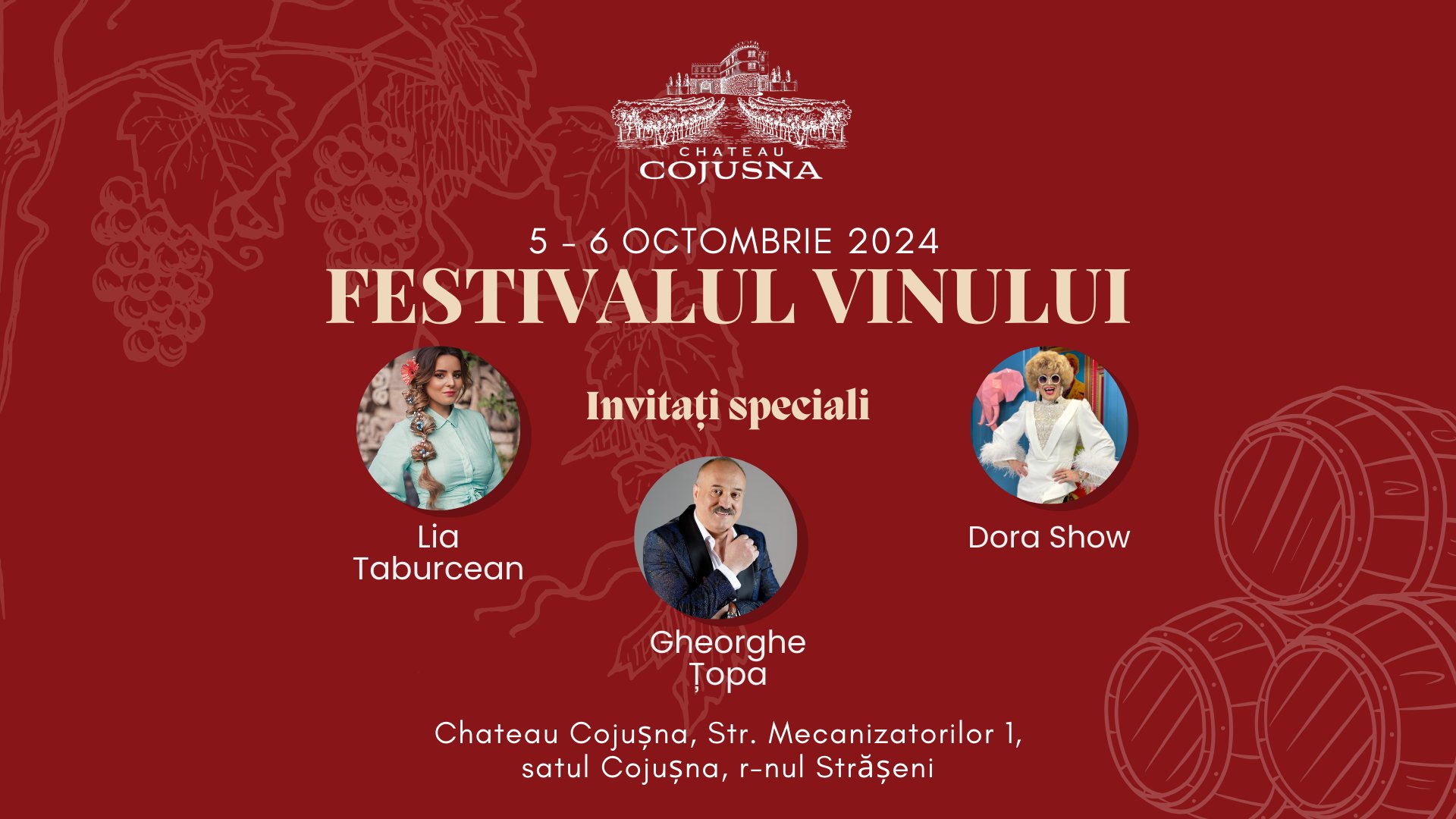 FESTIVALUL VINULUI  la CHATEAU COJUȘNA