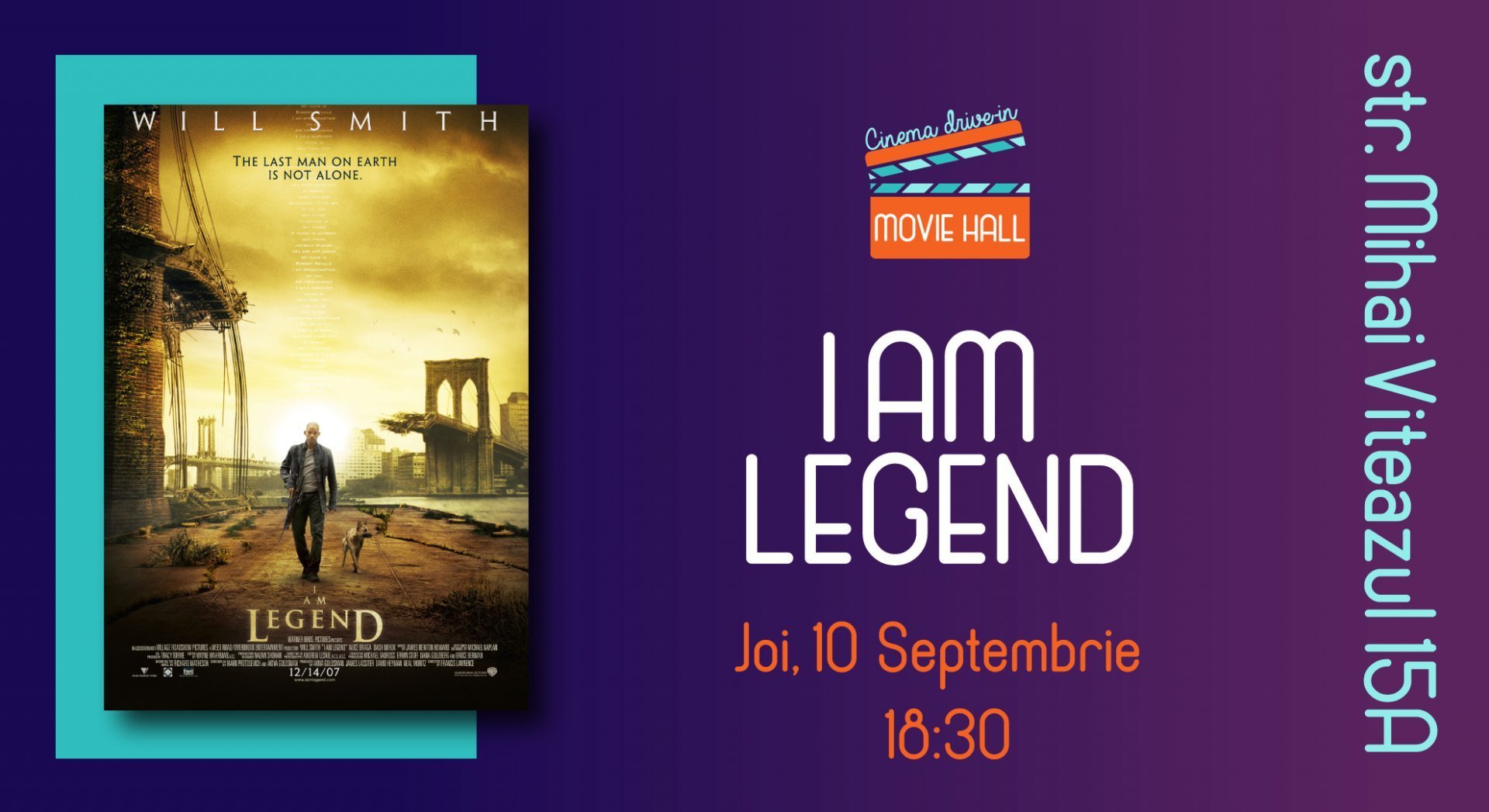 Movie Hall, drive-in cinema / I am legend