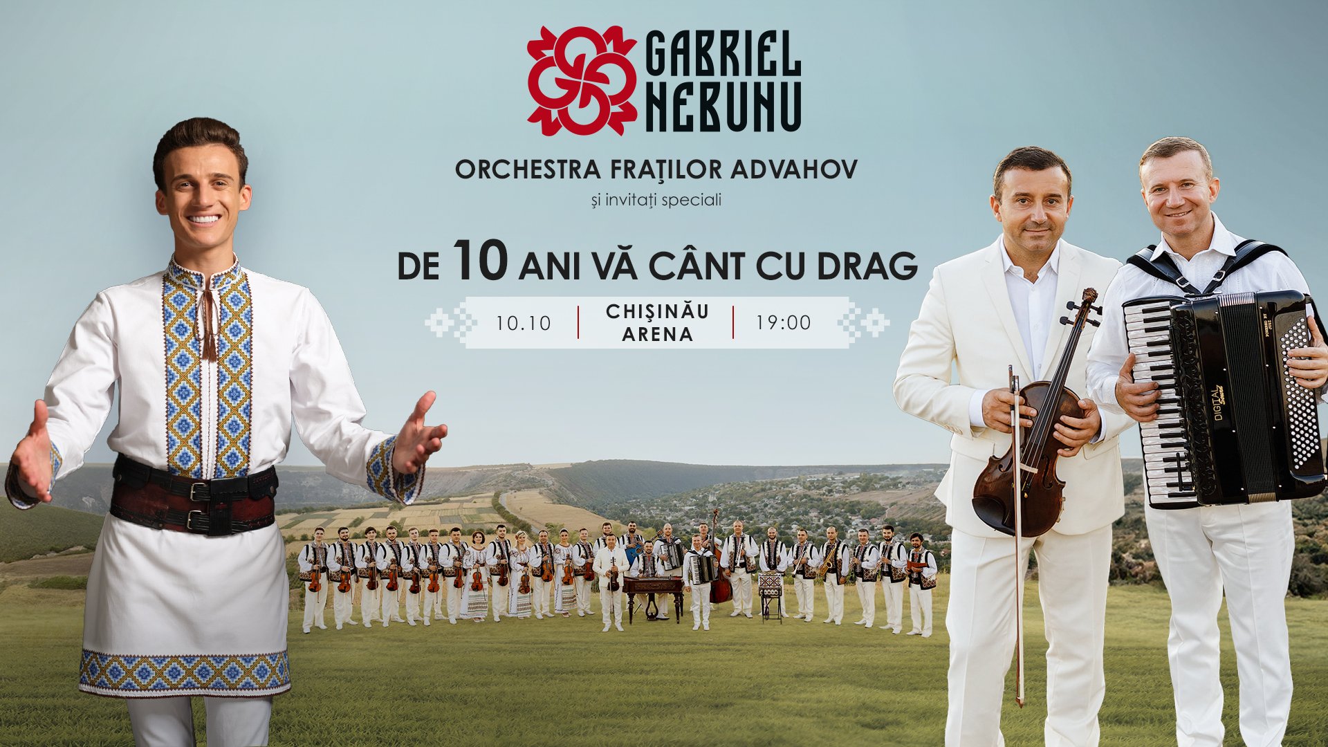 Gabriel Nebunu - Concert aniversar: De 10 ani vă cânt cu drag! 