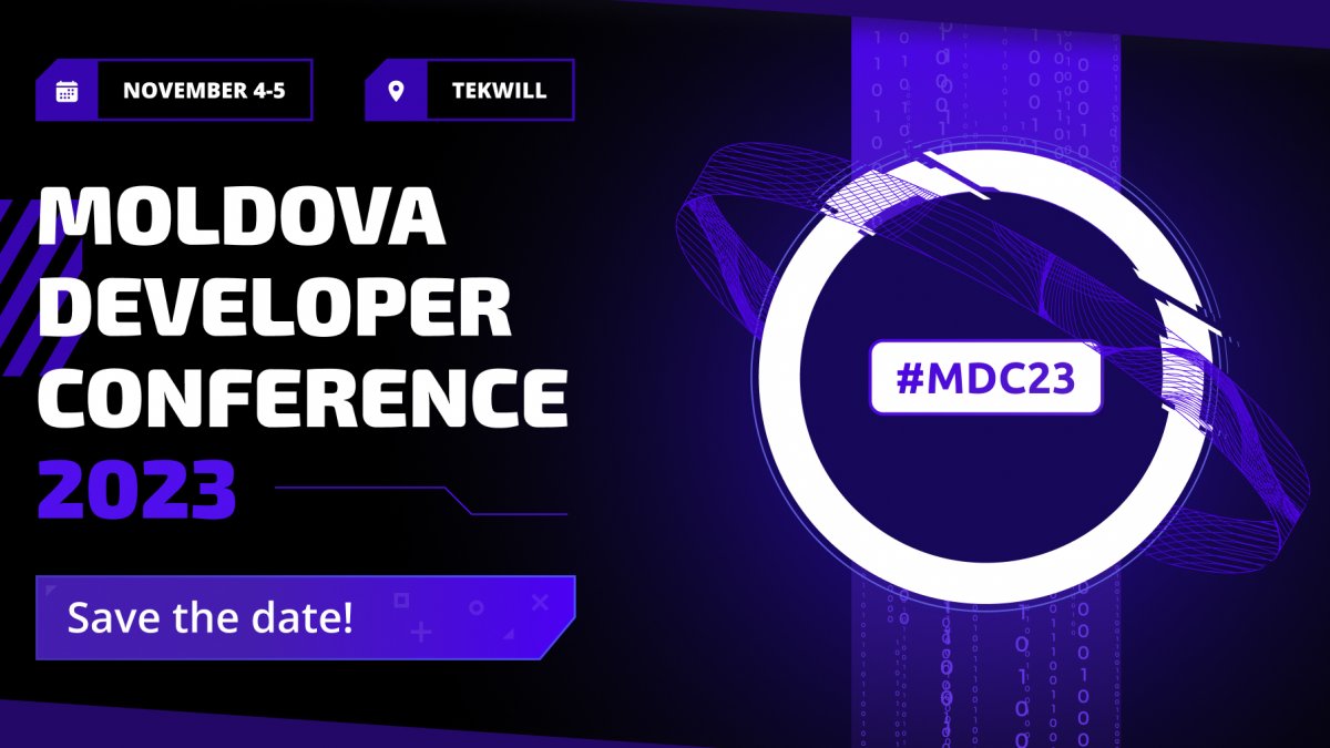 Moldova Developer Conference 2023 - iTicket