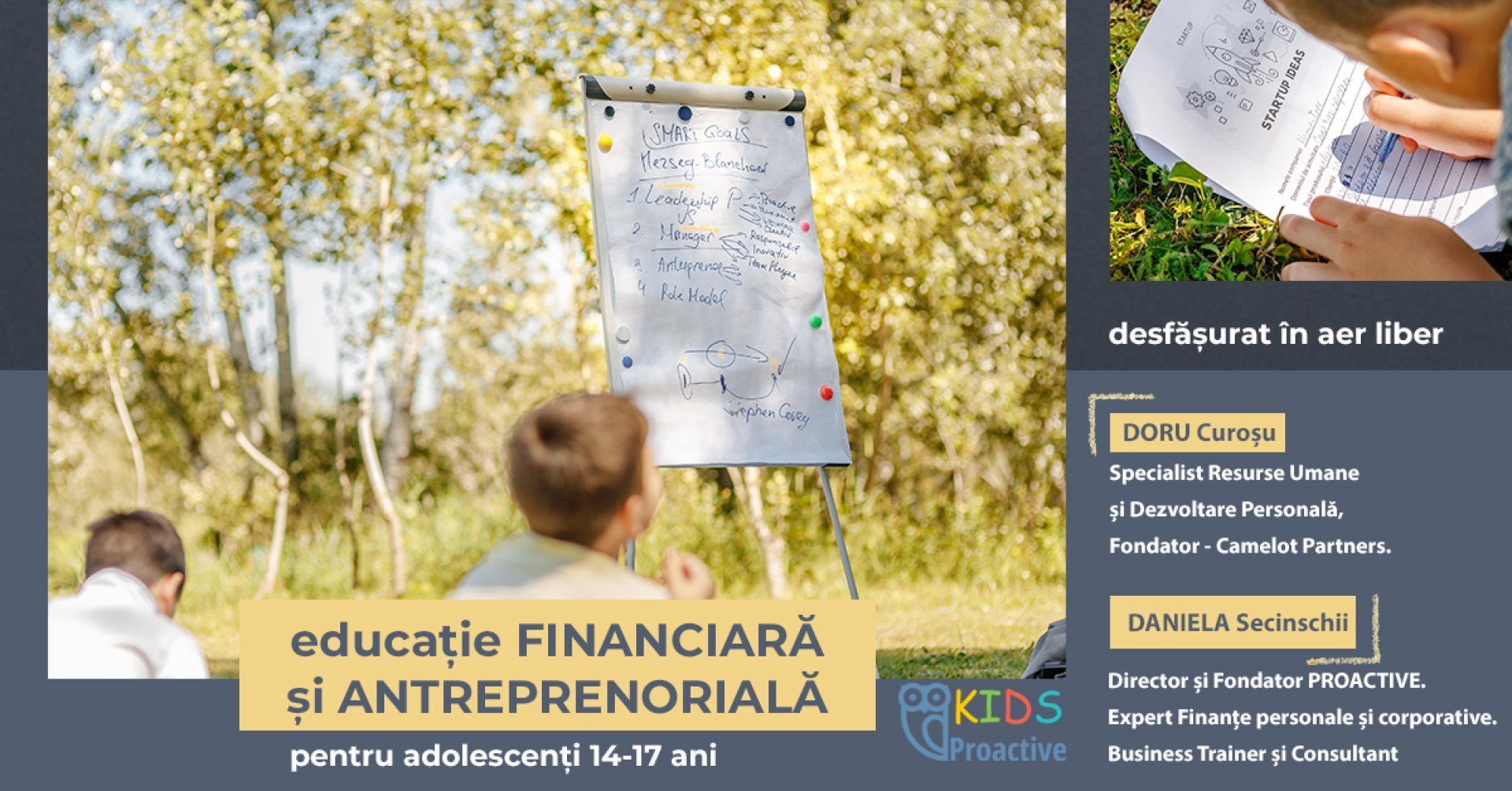 Educație Financiară și Antreprenoriat  pentru Copii - curs interactiv
