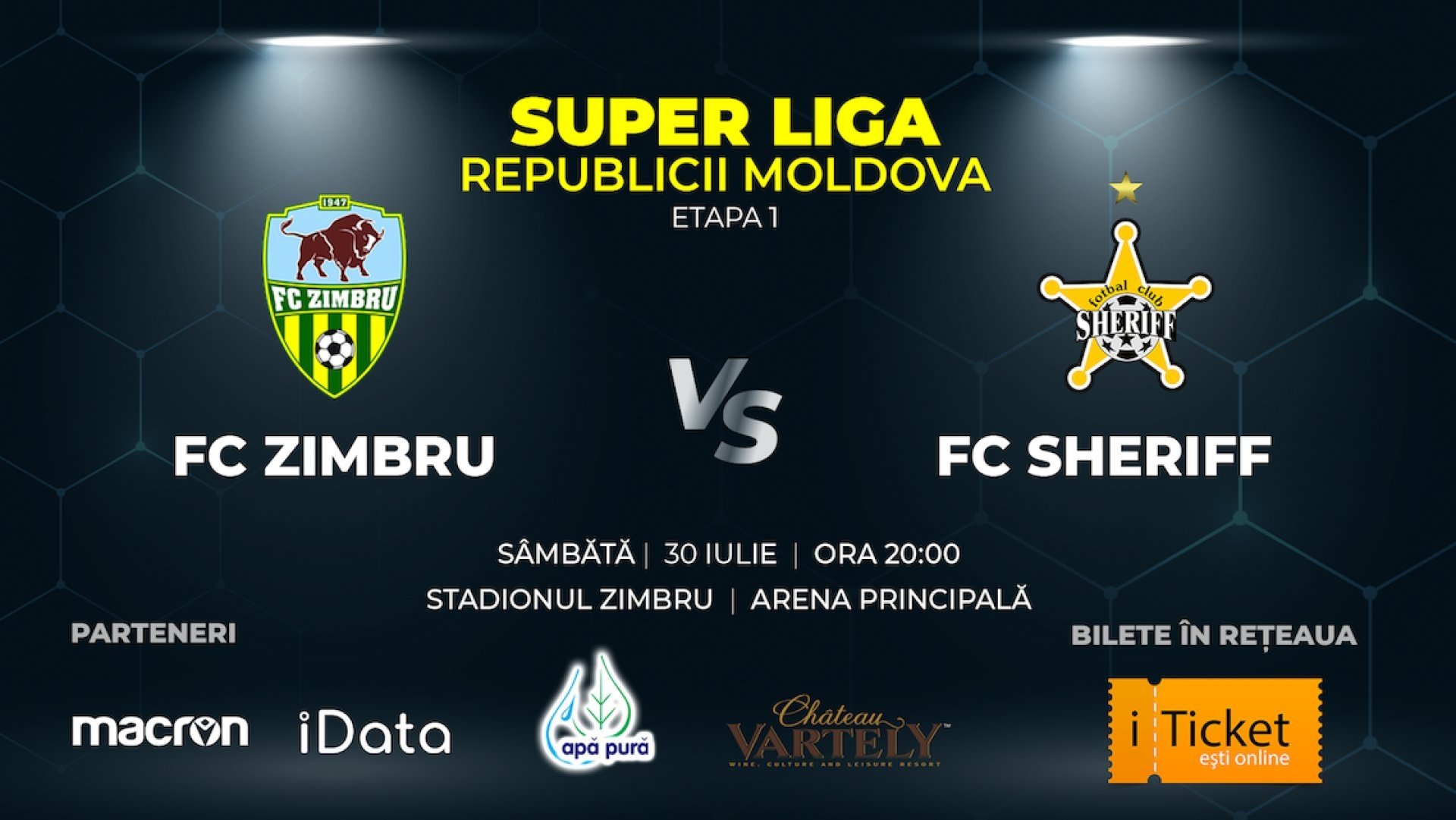 Super Liga: Zimbru Chișinău - Sheriff Tiraspol
