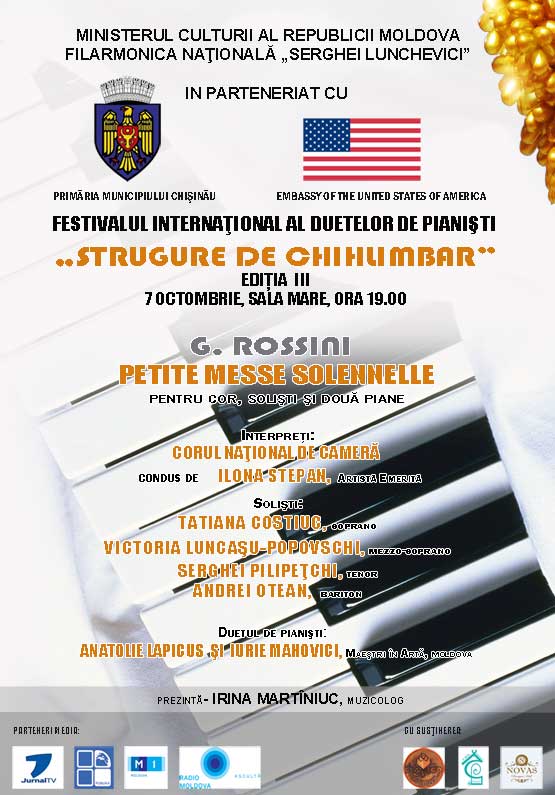  Festivalul Duetelor de pianişti „STRUGURE DE CHIHLIMBAR”