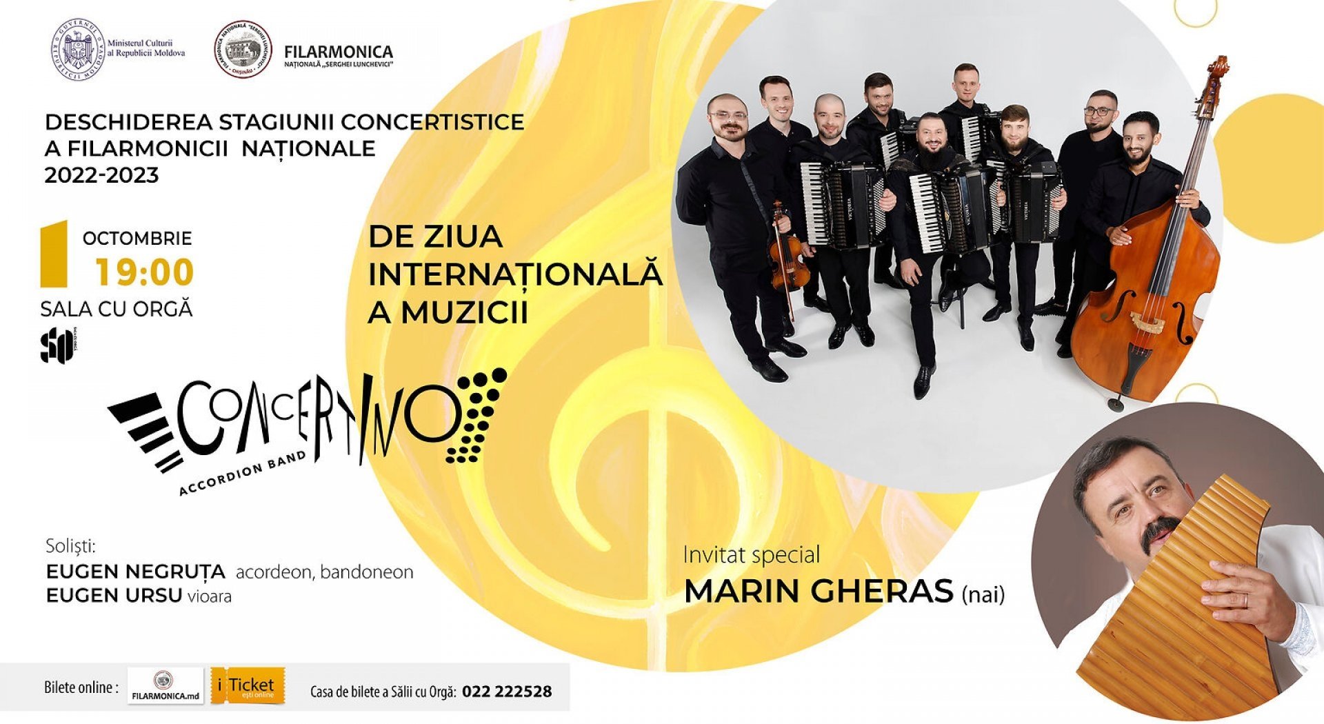 Deschiderea Stagiunii Concertistice 2022-2023. Concertino Accordion Band