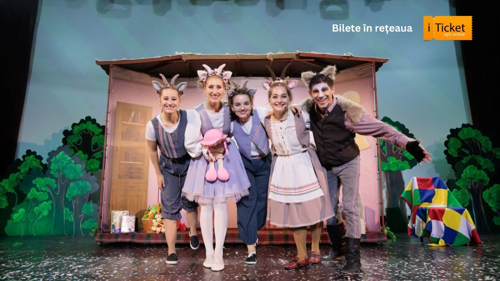 Capra cu Trei Iezi - Spectacol Interactiv pentru Copii | Teatrul PLANETA CLOUNELLA |  15/16  NOIEMBRIE 2025 