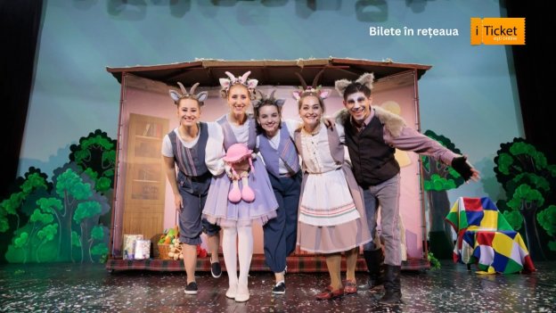 Capra cu Trei Iezi - Spectacol Interactiv pentru Copii | Teatrul PLANETA CLOUNELLA |  15/16  NOIEMBRIE 2025 