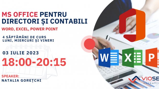 MS Office pentru ANTREPRENORI și CONTABILI ! 07.03