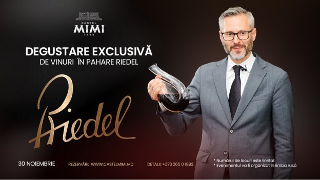 Degustare Exclusivă de Vinuri în pahare Riedel la Castel Mimi!