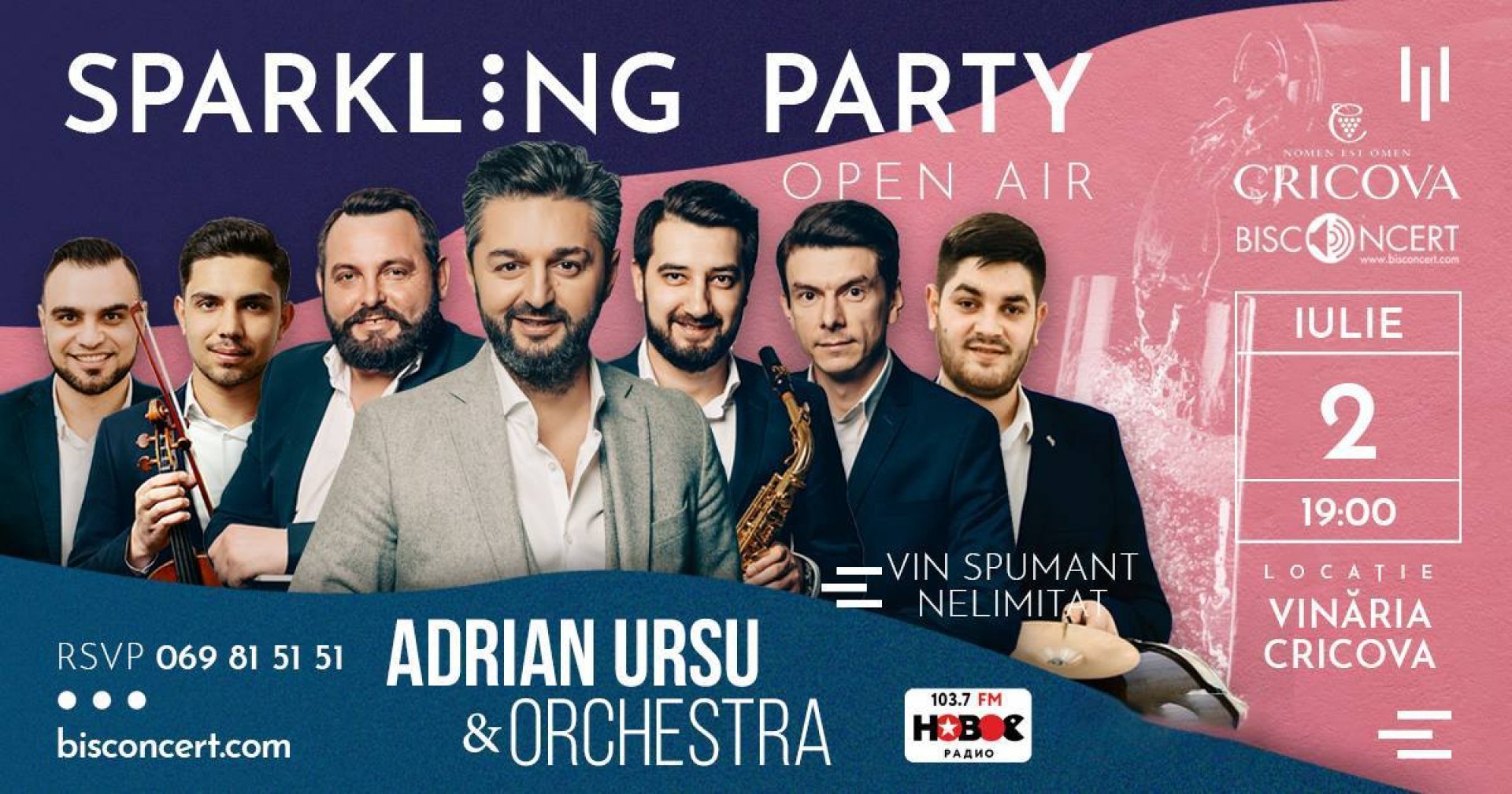 Sparkling Party cu Adrian Ursu si Orchestra