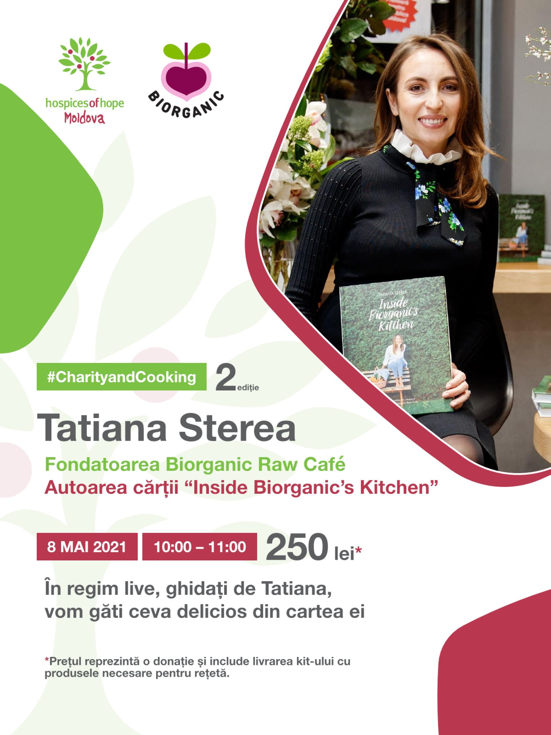Cooking and Charity cu Tatiana Sterea, ediția a II-a