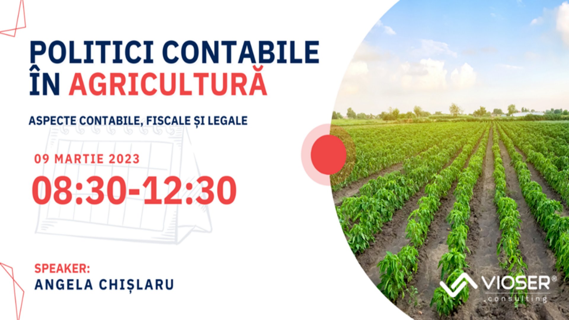 Politici Contabile în Agricultură Martie 2023