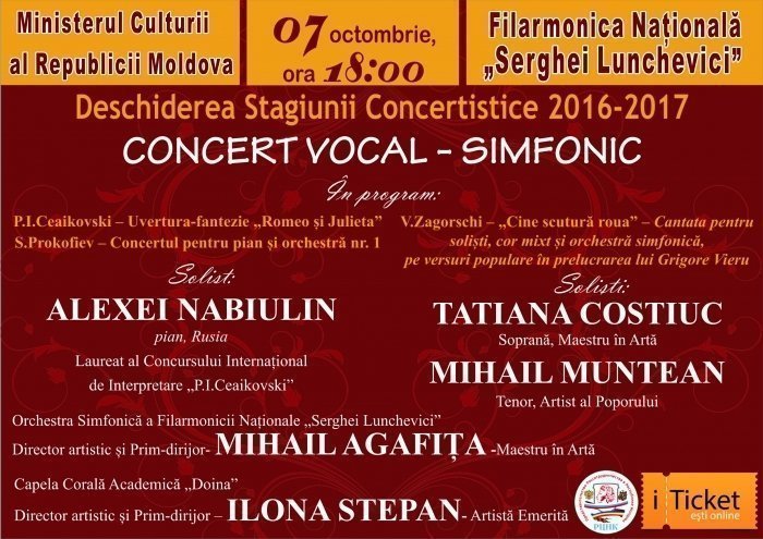Concert vocal-simfonic 7 octombrie