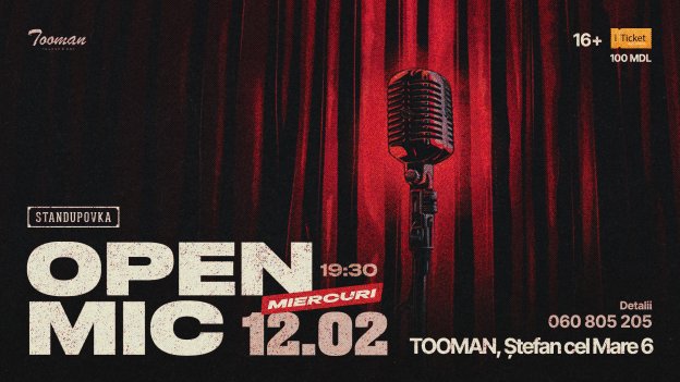 OPEN MIC 12 februarie 