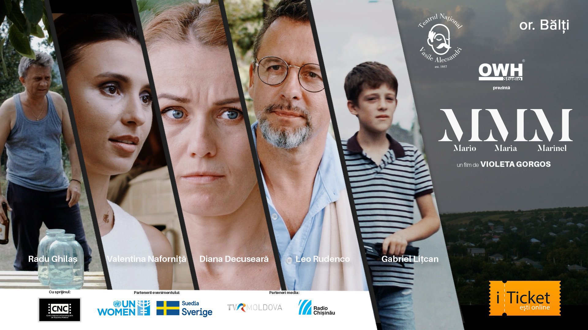 Premiera filmului Mario, Maria, Marinel la Bălți