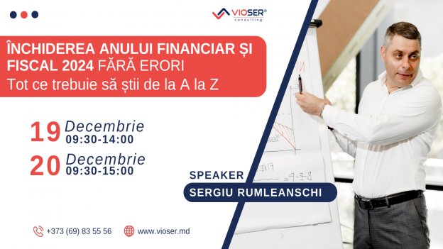 Închiderea anului financiar și fiscal 2024 fără erori: Tot ce trebuie să știi de la A la Z