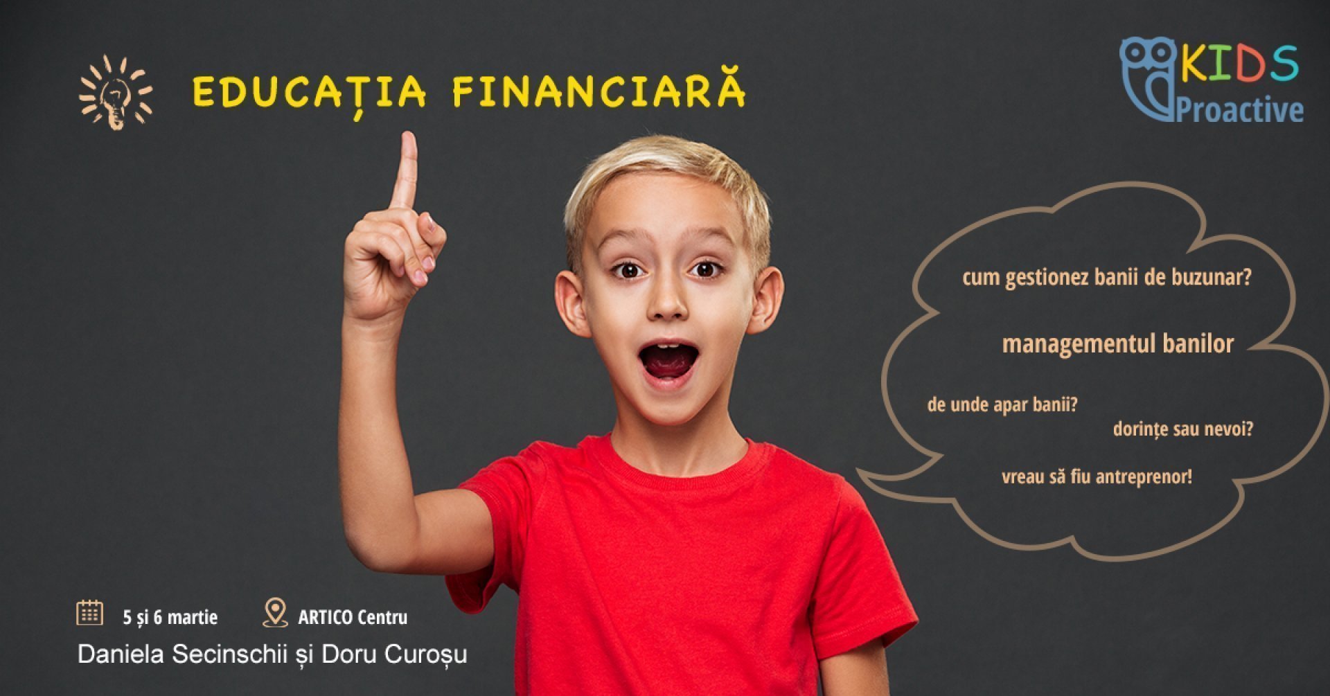 Educatie financiara pentru copii - curs interactiv 