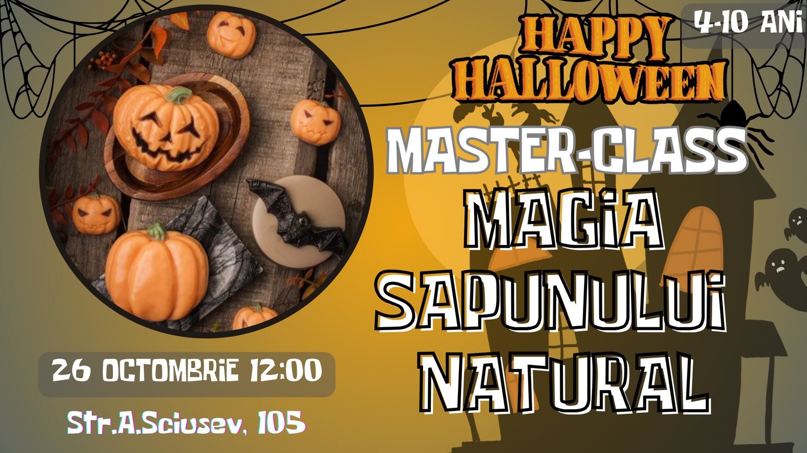 MASTER-CLASS  “MAGIA SĂPUNULUI NATURAL”