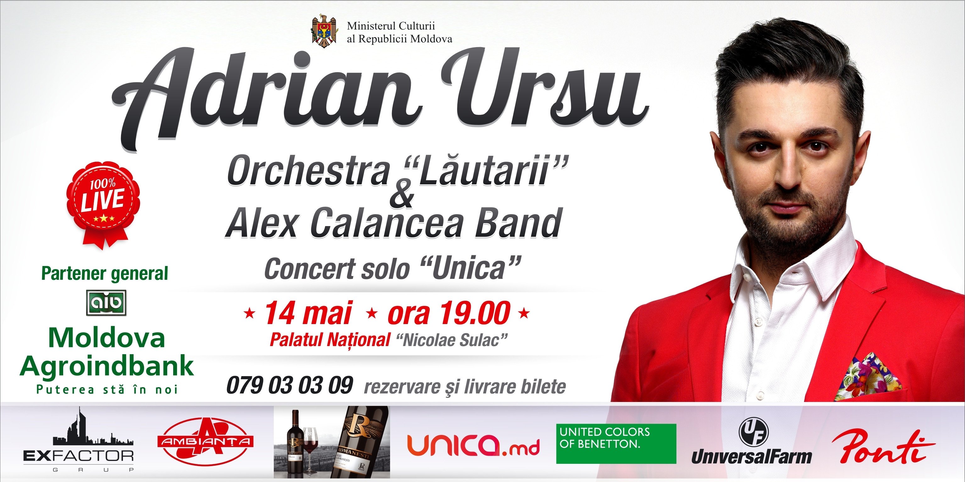 Adrian Ursu acompaniat de Orchestra Lautarii si Bandul lui Alex Calancea 