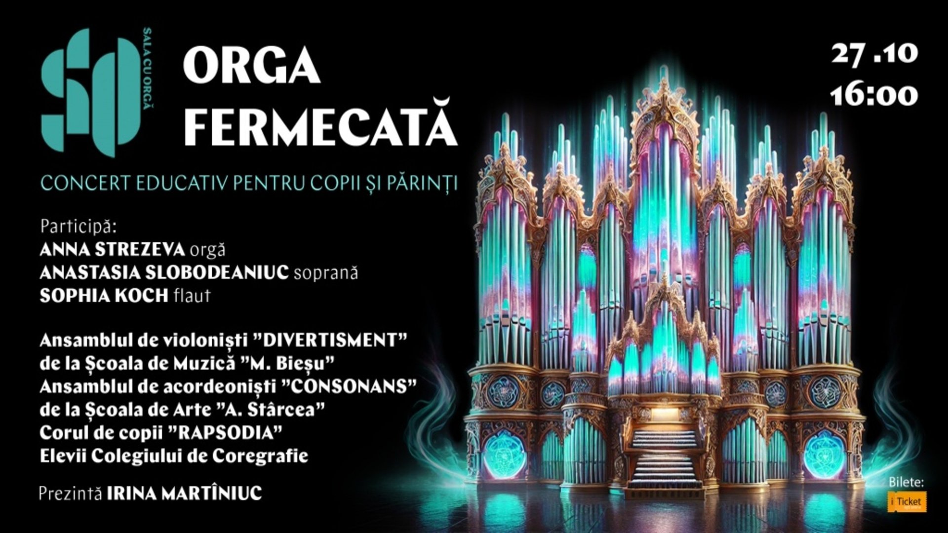 CONCERT EDUCATIV PENTRU COPII ȘI PĂRINȚI