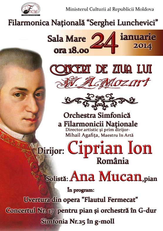 Concert de ziua lui W.A. Mozart(ianuarie)