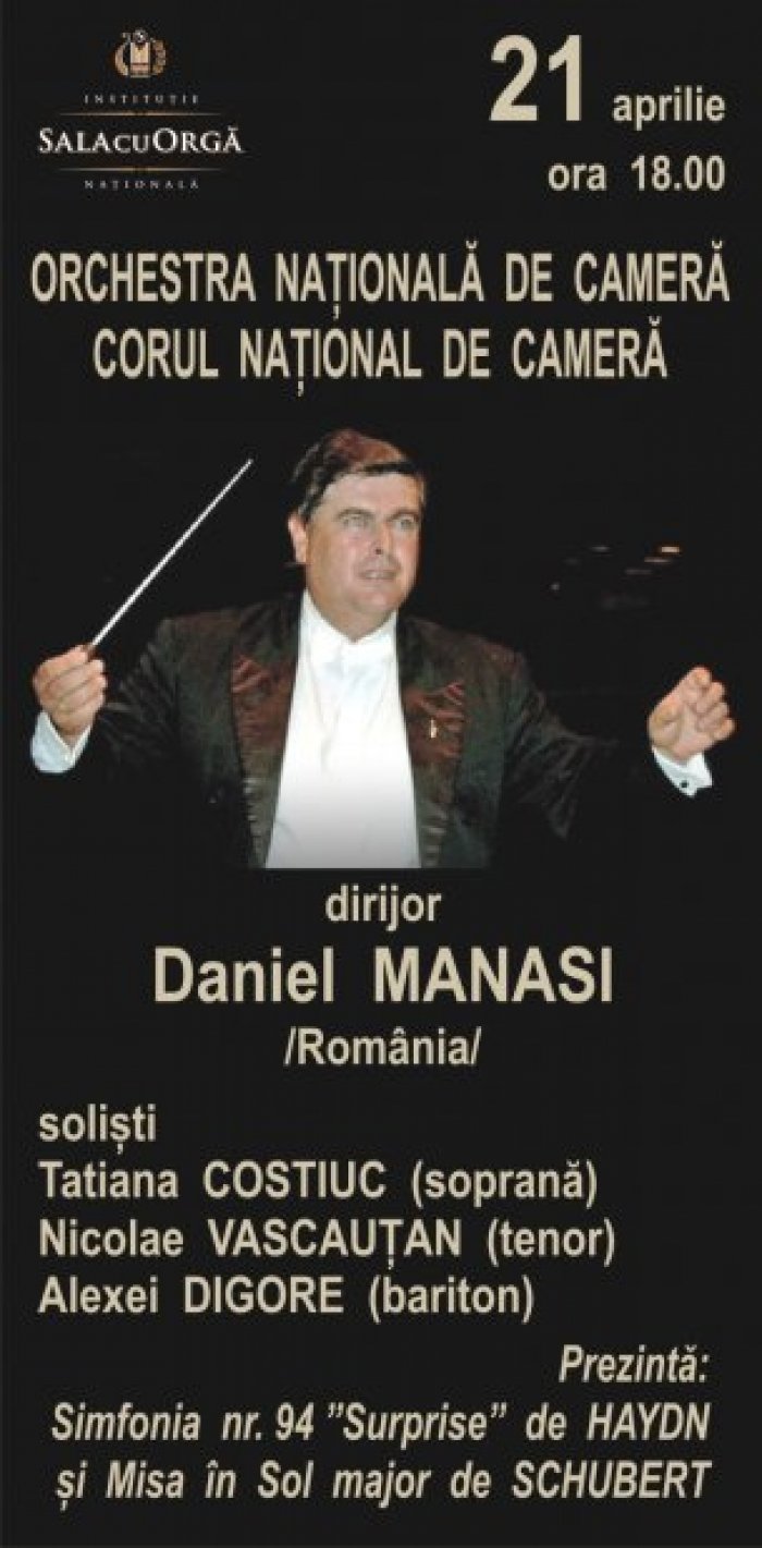 Dirijorul DANIEL MANASI  - Romania
