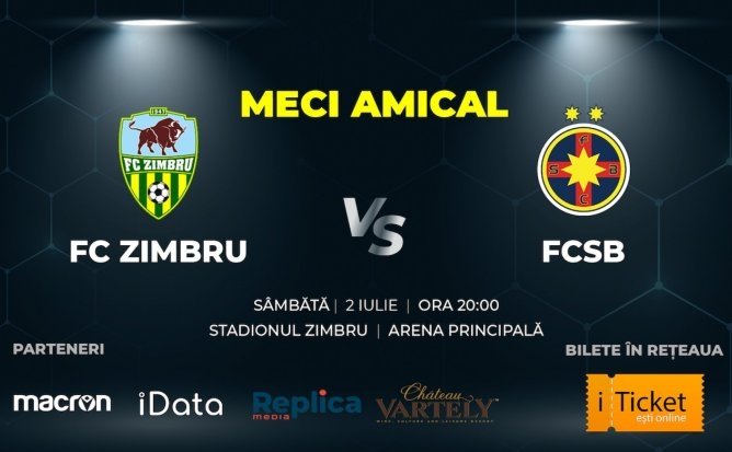 Amicalul de lux al verii: FC Zimbru - FCSB București 
