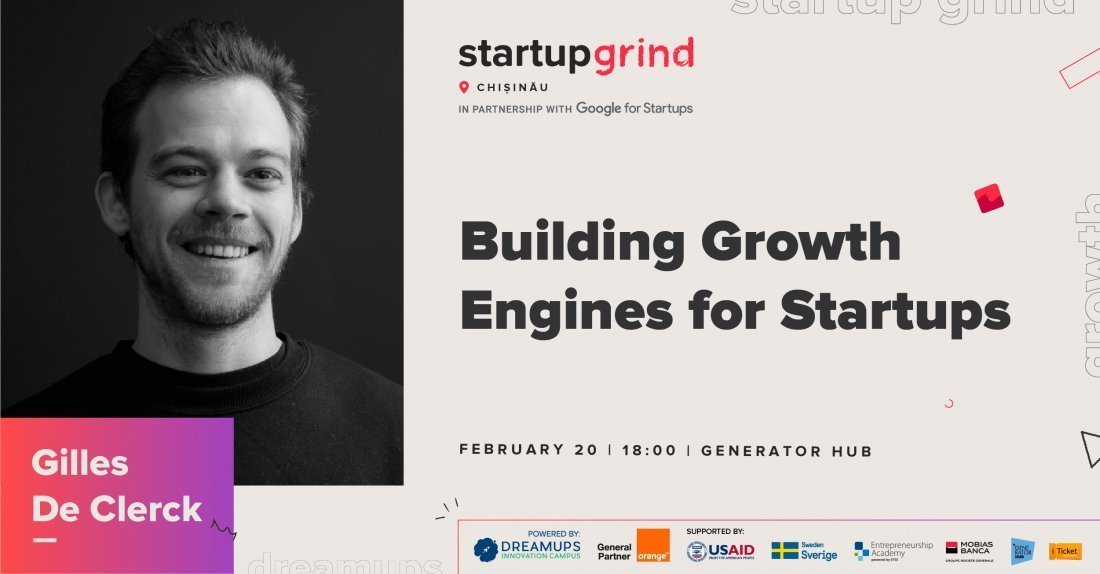 Startup Grind cu Gilles de Clerck