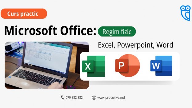 Curs practic Microsoft Office: Word, Excel, Power Point (regim fizic)
