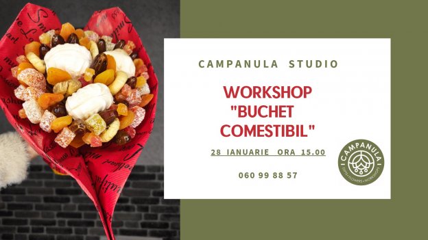 Master Class: Buchete comestibile create din dulciuri